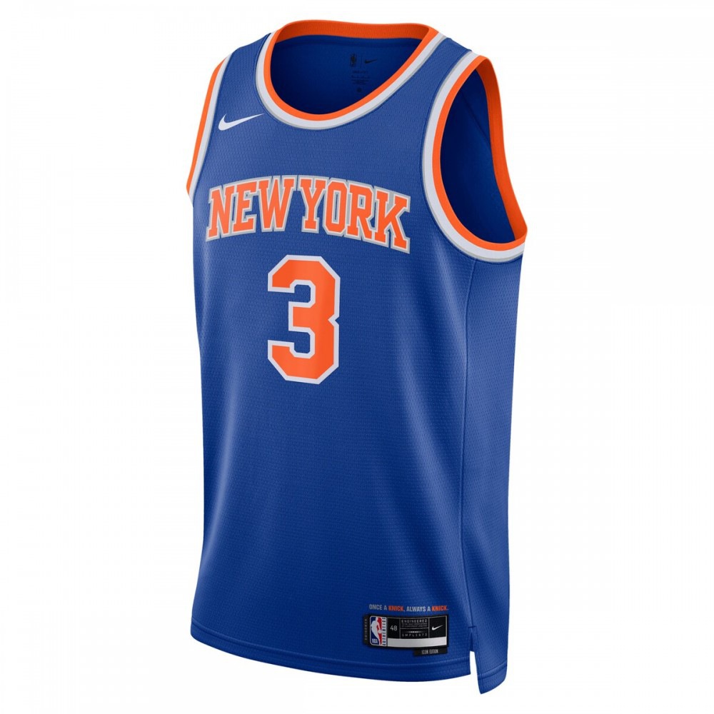 Josh Hart New York Knicks Unisex Swingman Jersey - Icon Edition - Blue-Pro Kit Vault | Brand New 26/27 Sports Jerseys